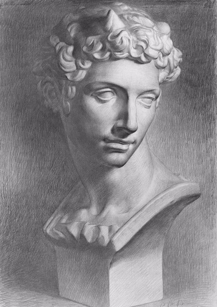 十大顶级素描雕塑,雕塑大师的素描