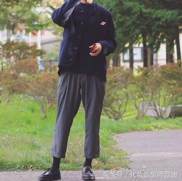 看韩国帅哥穿搭,韩式秋冬穿搭男
