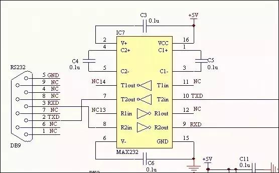 串口通信rs232和485,rs232串口通信接线图