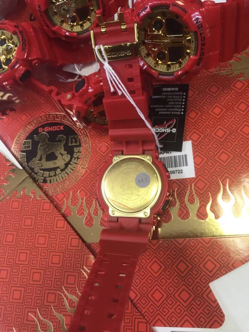 卡西欧g-shockga100抬手灯,卡西欧g-shock狗年限定多少钱