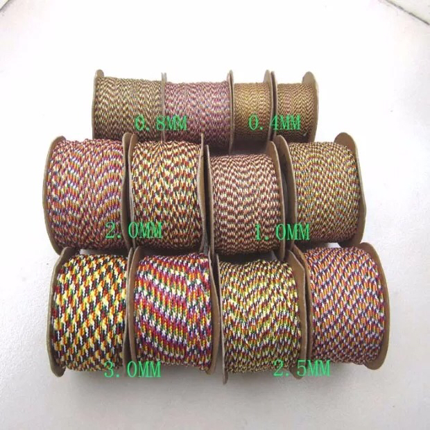 手工编绳的种类,纯手工编绳5毫米