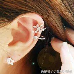 不打耳洞买个耳夹,怕疼不想打耳钉