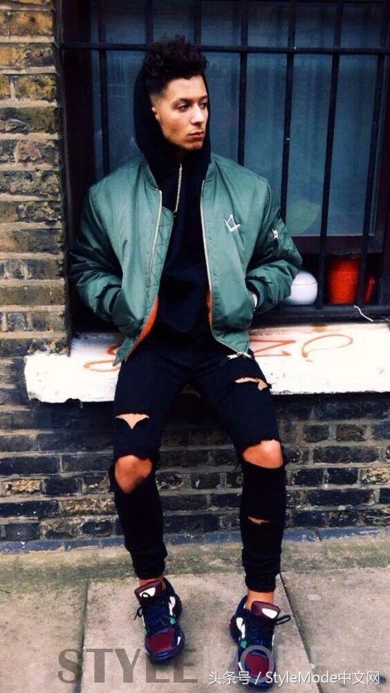 潮男个性独特外套痞帅,潮男时尚潮流外套