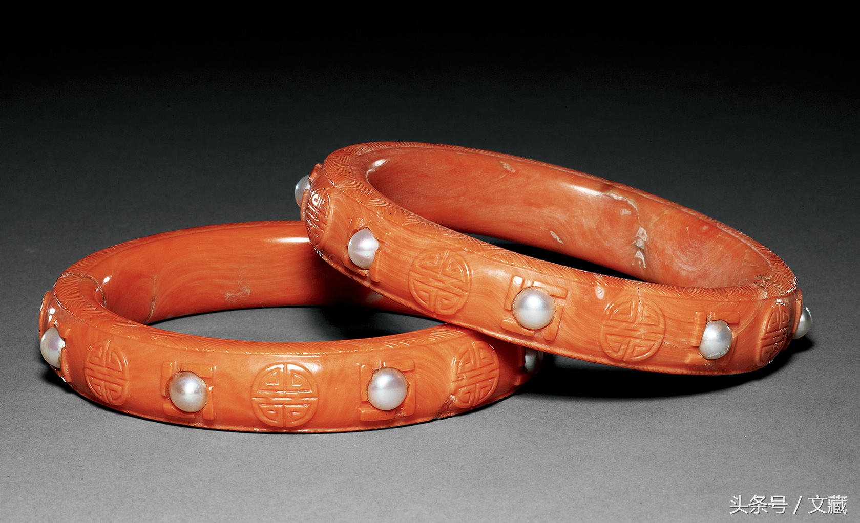 红珊瑚手镯欣赏,红珊瑚超级漂亮的珠宝