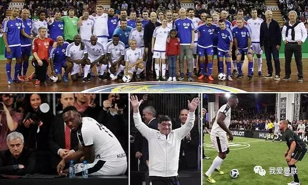 博尔特热身赛梅开2度,博尔特足球比赛集锦