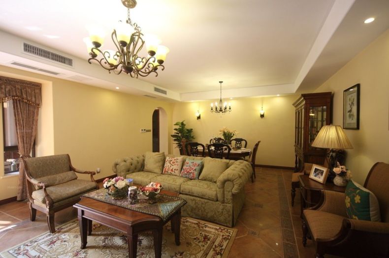 美式沙发如何选色,适合美式的沙发大户型