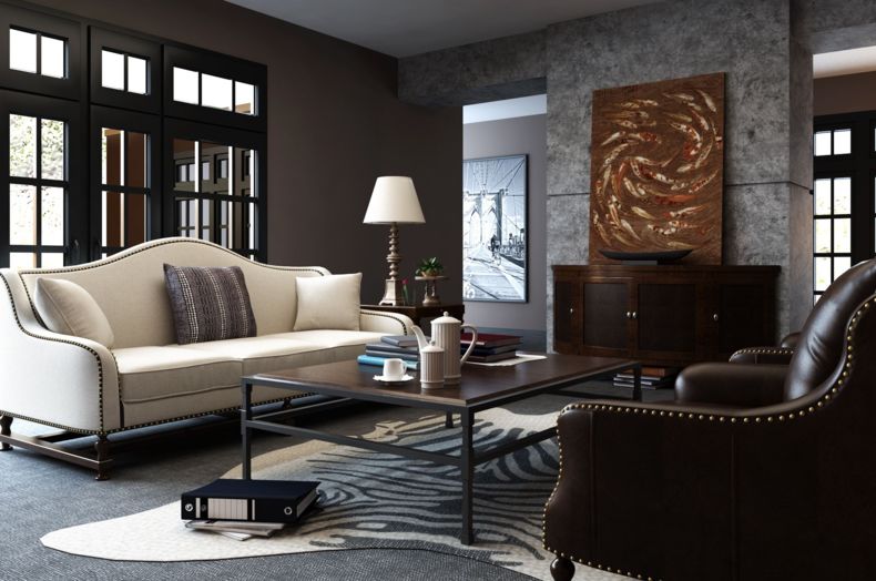 美式沙发如何选色,适合美式的沙发大户型