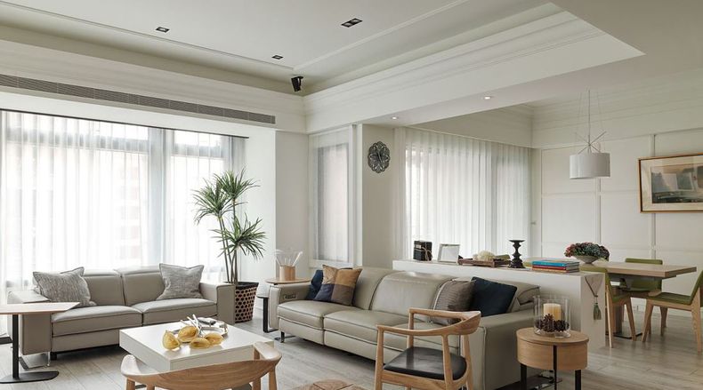 美式沙发如何选色,适合美式的沙发大户型