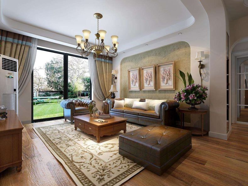 美式沙发如何选色,适合美式的沙发大户型