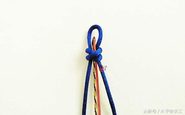 新手简单手链,平结红绳手链编法教程视频大全