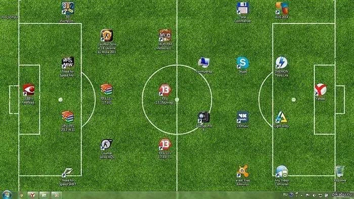 怎么让电脑桌面图标随意摆放,创意电脑图标摆放