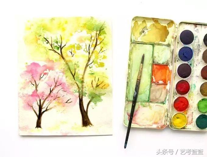 彩色水彩画教程步骤图片,创意水彩画入门教程