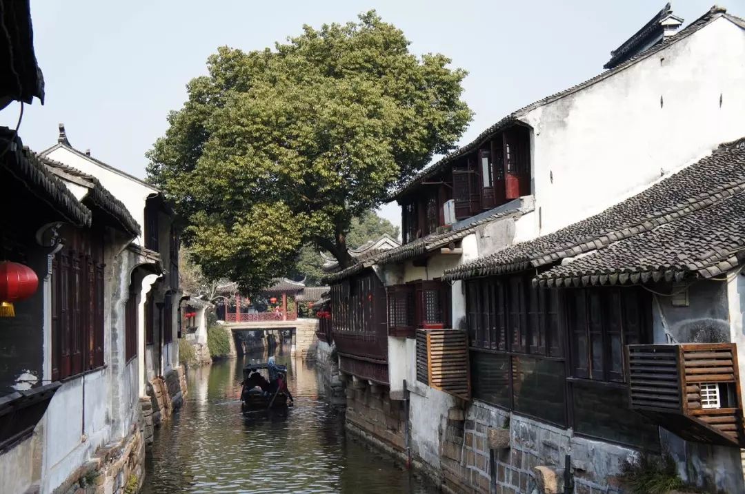 一个有着1500年历史的水乡古镇,江南水乡苏州锦溪古镇夜景