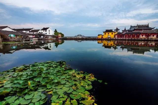 一个有着1500年历史的水乡古镇,江南水乡苏州锦溪古镇夜景
