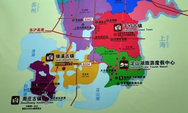 一个有着1500年历史的水乡古镇,江南水乡苏州锦溪古镇夜景