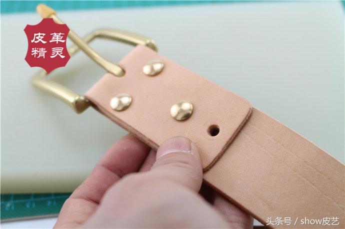 意大利植鞣腰带,意大利手工缝线腰带