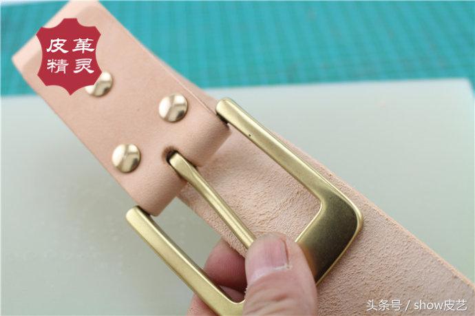 意大利植鞣腰带,意大利手工缝线腰带