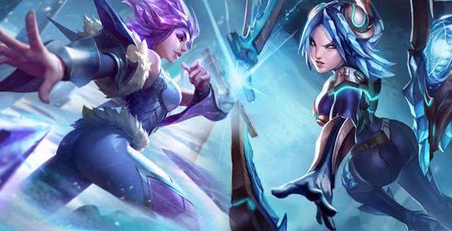 LOL刀妹五款皮肤全更新，夜刃最酷炫，冰霜之刃不如从前