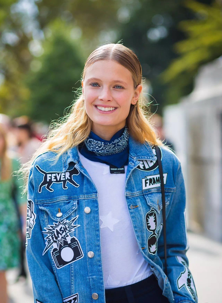 长条形丝巾十种系法春天,长丝巾春天的各种系法