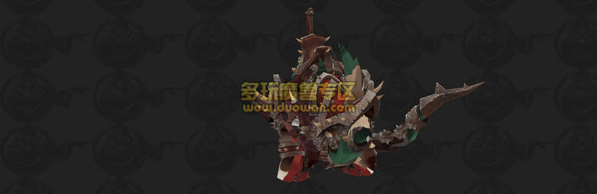 魔兽争霸艾泽拉斯：部落裂蹄牛邪气鞍座预览