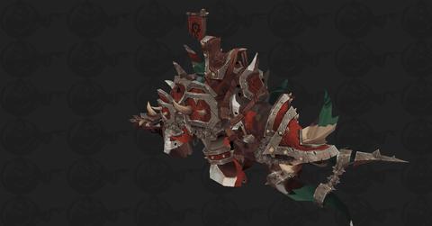 魔兽争霸艾泽拉斯：部落裂蹄牛邪气鞍座预览