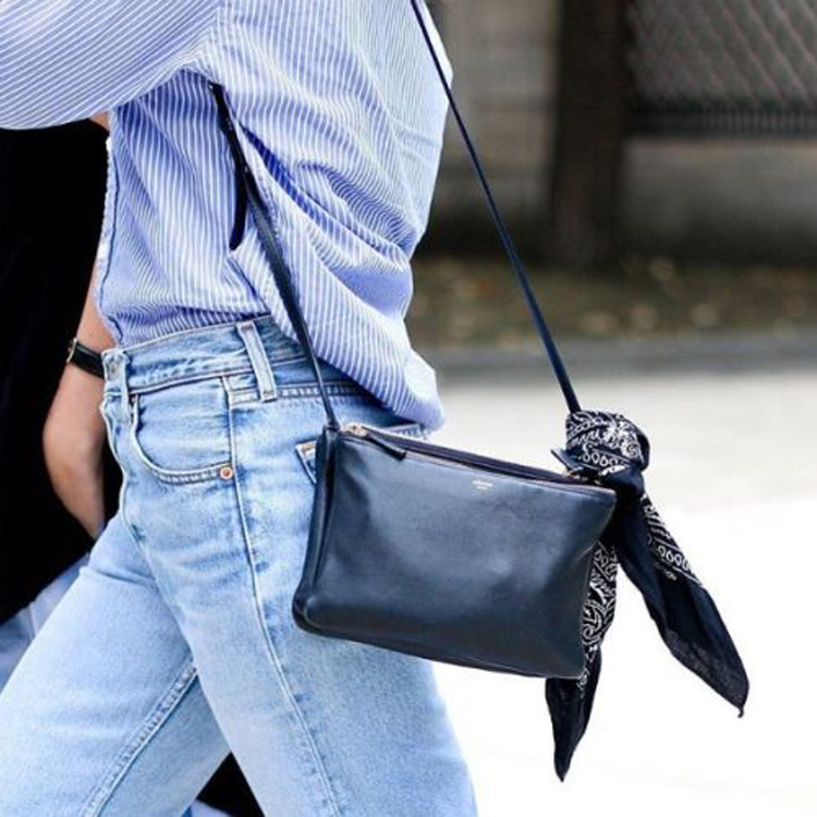 长条形丝巾十种系法春天,长丝巾春天的各种系法