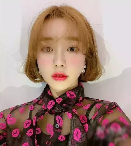 韩国短发卷发怎么烫,短发韩式c卷烫