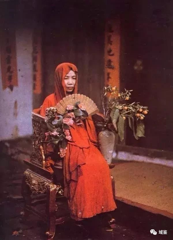 1百多年前法国人拍下的清朝照片,美国珍藏的中国晚清彩照