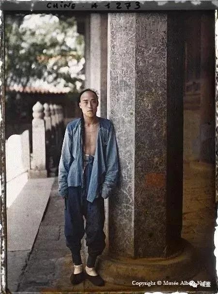 1百多年前法国人拍下的清朝照片,美国珍藏的中国晚清彩照