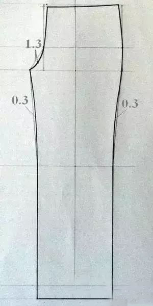 讲解裁剪裤子,一步一步画裤子裁剪图