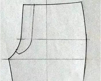 讲解裁剪裤子,一步一步画裤子裁剪图