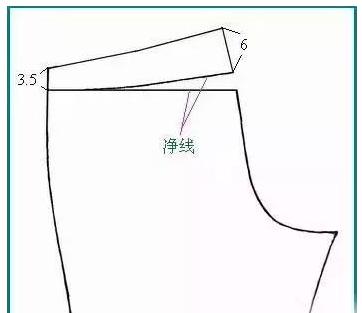 讲解裁剪裤子,一步一步画裤子裁剪图
