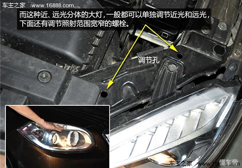 车灯近光灯角度怎么调节,前大灯照射高度怎么调节