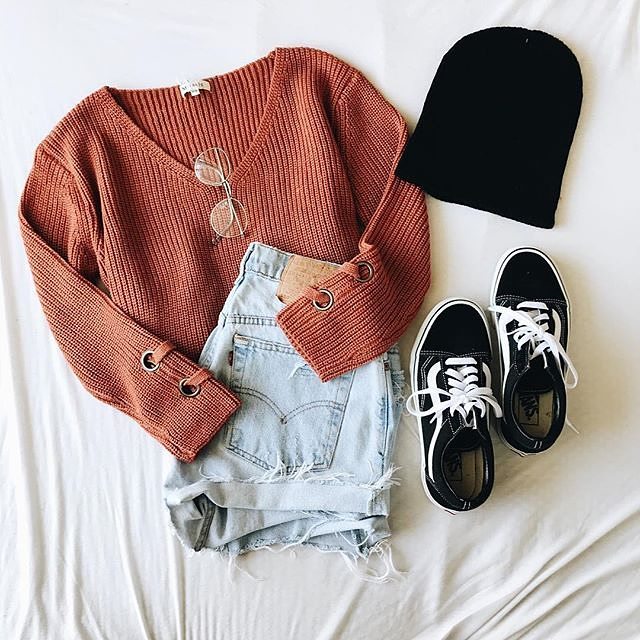 打底短裤与短裙子怎么搭配,短裤短裙怎么搭配上衣