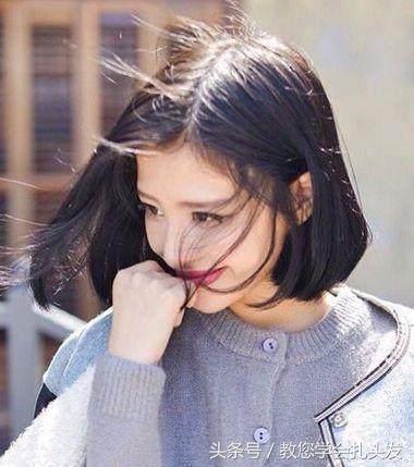 春季发型扎法简单又好看中短发,今年最火的3种发型减龄又好看
