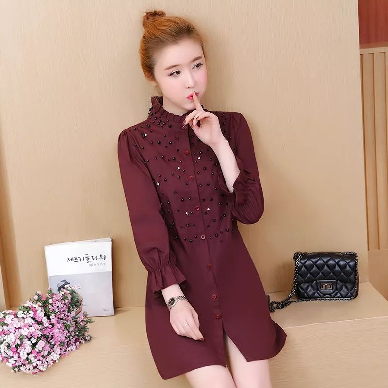 中长款不规则衬衫搭配小脚裤套装,宽松衬衫穿搭女中长款搭配小脚裤