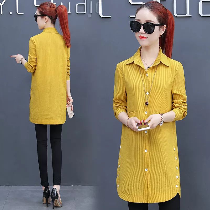 中长款不规则衬衫搭配小脚裤套装,宽松衬衫穿搭女中长款搭配小脚裤