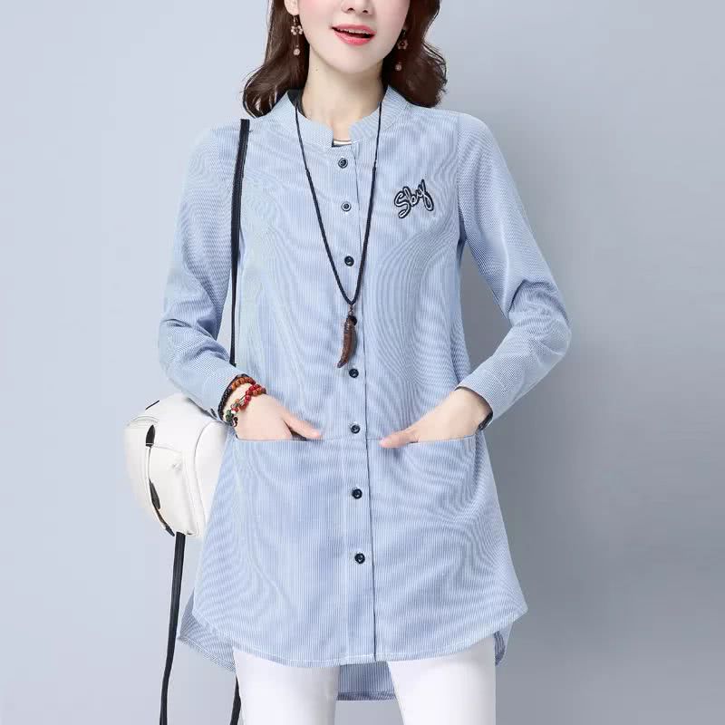 中长款不规则衬衫搭配小脚裤套装,宽松衬衫穿搭女中长款搭配小脚裤