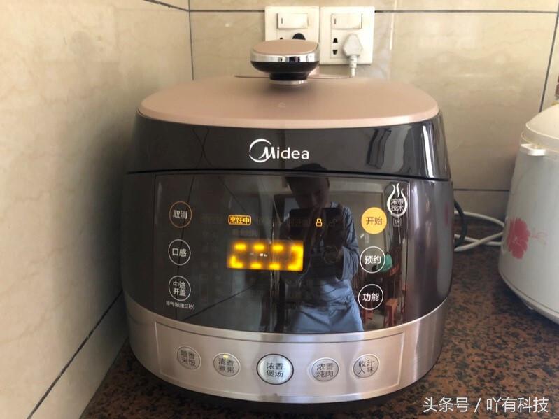 美的压力锅如何煲汤,电压力锅带304蒸笼蒸煮一体大容量