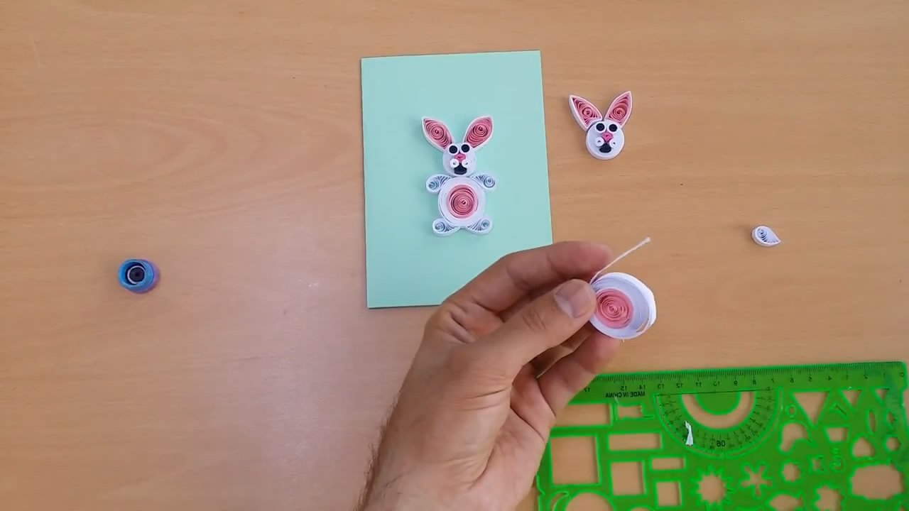 小兔子贺卡怎么做超级萌的那种,贺卡制作方法简单又漂亮的小兔子