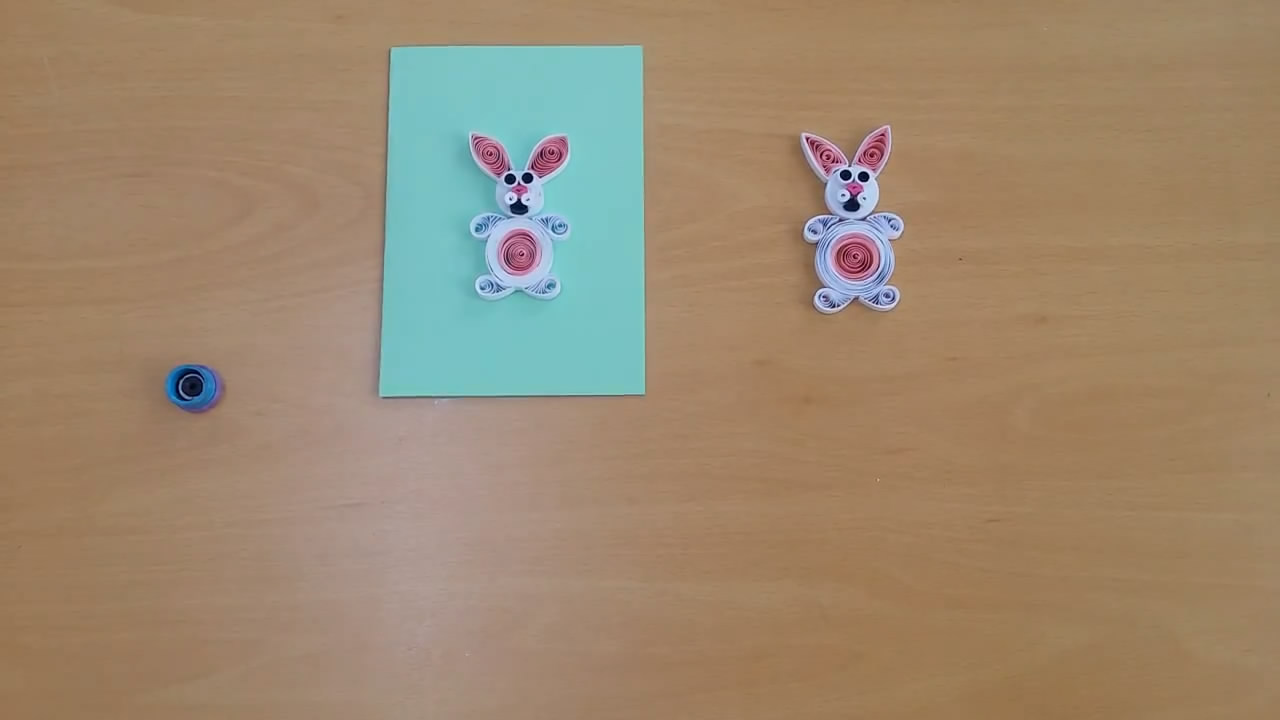 小兔子贺卡怎么做超级萌的那种,贺卡制作方法简单又漂亮的小兔子