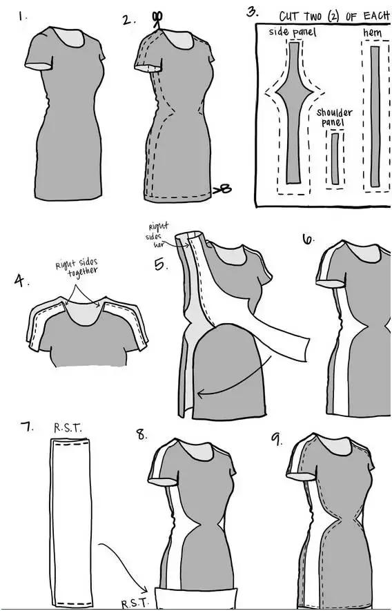 衣服太窄太短怎样改才更好看,衣服变窄的改造方法