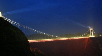 世界上最大的悬索桥排名,世界公认第一跨山大桥