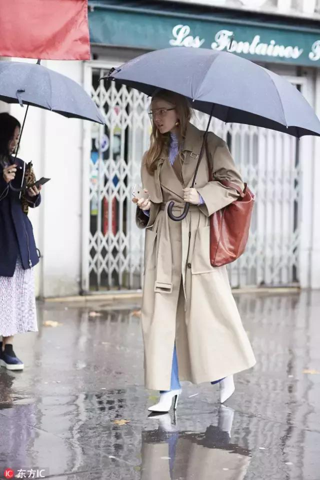 风衣不用多就只买这样一件经典的就可以穿的潮流又时髦了