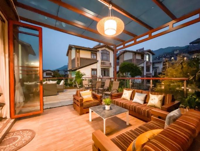 清远别墅温泉度假大泳池四房,清远市别墅温泉旅游度假