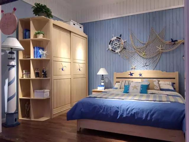 蓝蓝部落全屋定制,打造双人儿童房