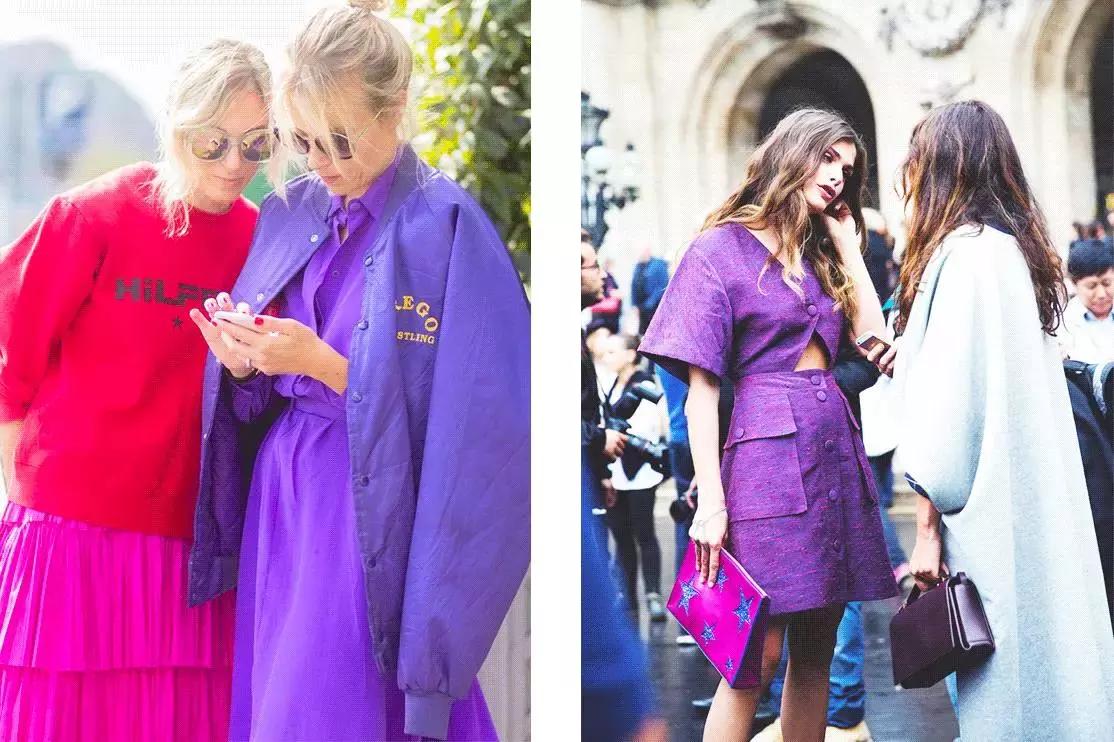 紫色控搭配,紫色控