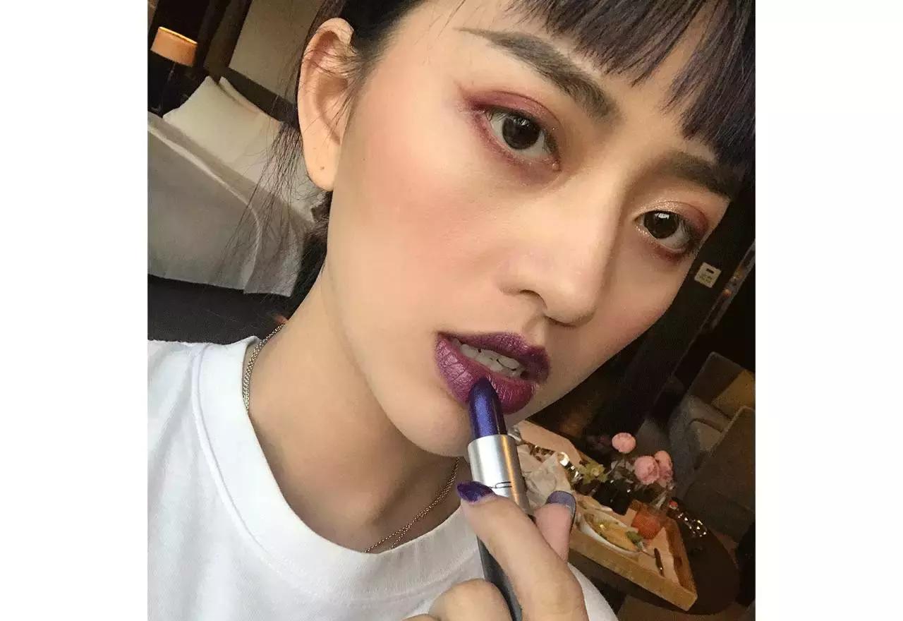 紫色控搭配,紫色控