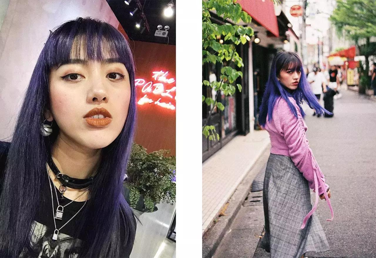 紫色控搭配,紫色控