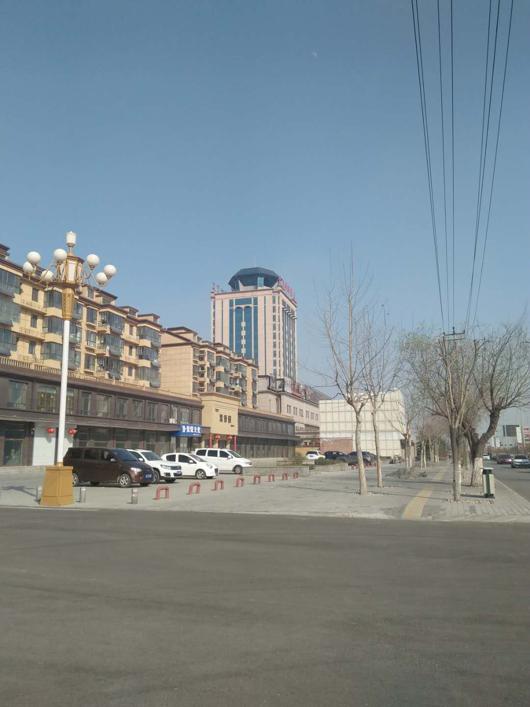 定州街道实拍,定州高档小区街景